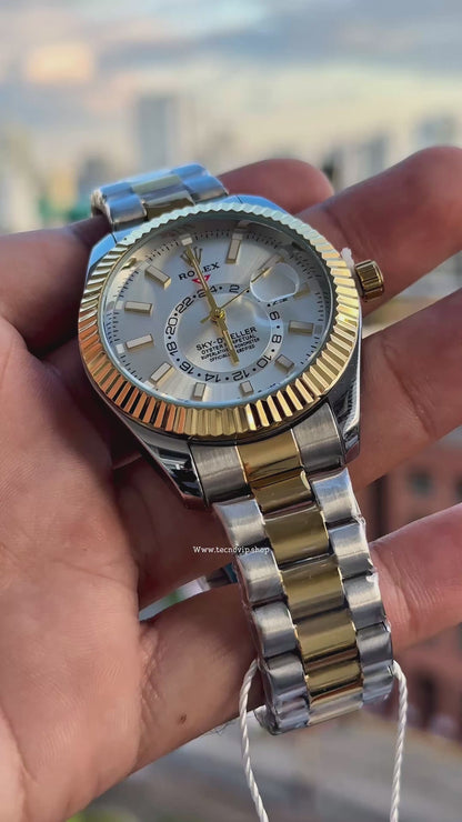 ROLEX SKY DWELLER WHITE COMBINED