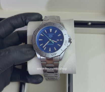 TAG Heuer Aquaracer Professional 200 Silver and Blue Semiautomático