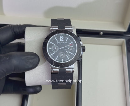 Bvlgari Aluminium Chronograph Black