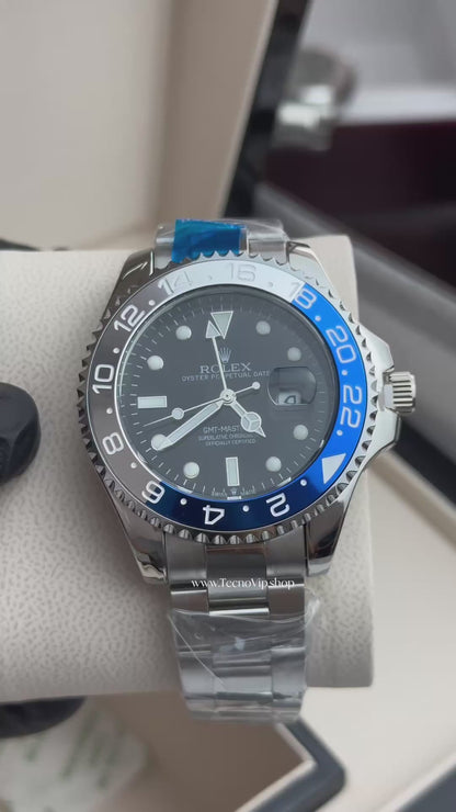 ROLEX GMT-MÁSTER BLACK SILVER/BLUE