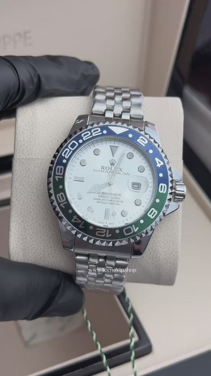 ROLEX GMT-MÁSTER WHITE BLUE/GREEN JUBILE
