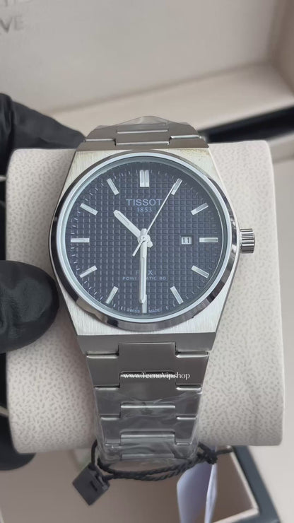 TISSOT PRX SILVER AND BLUE SEMIAUTOMÁTICO