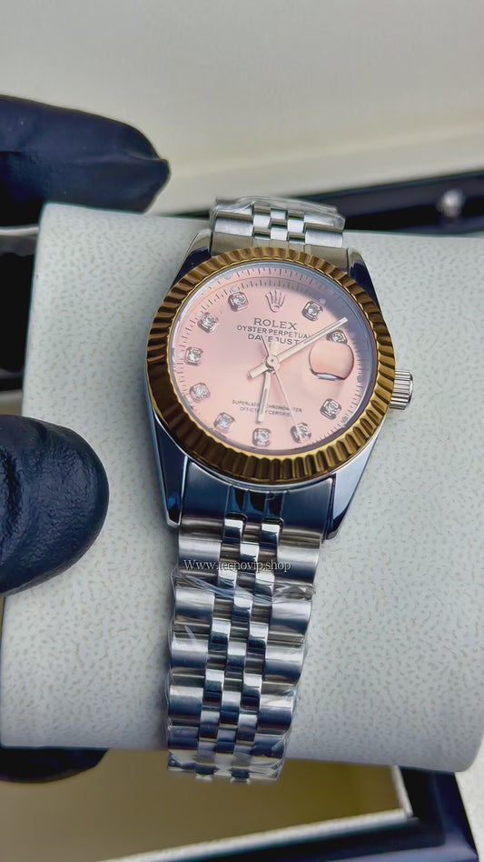 ROLEX PRESIDENCIAL SILVER AND GOLD ROSE   (MUJER)
