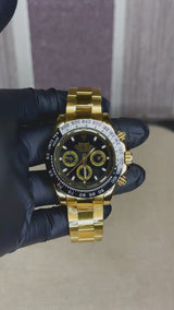 ROLEX DAYTONA GOLD AND BLACK