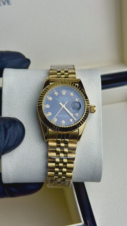 ROLEX PRESIDENCIAL GOLD AND BLACK(MUJER)