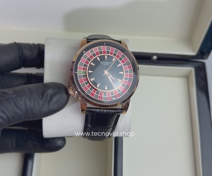 Jacobs and Co Rulete Black and Rose Gold