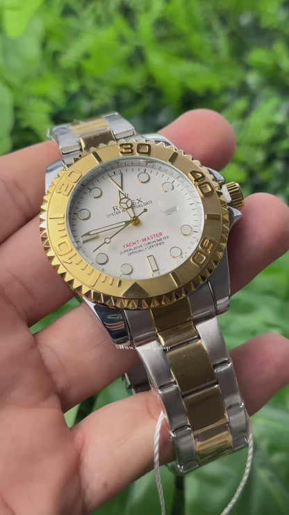 ROLEX YACH-MASTER  WHITE COMBINED SEMIAUTOMÁTICO