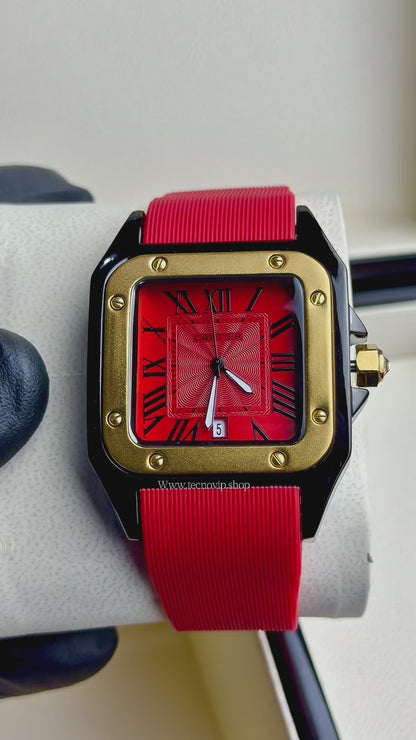 CARTIER SANTOS 100 RED