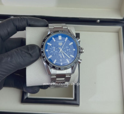 TAG Heuer Carrera Sport Chronograph Silver and Black