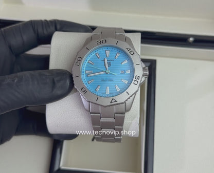 TAG Heuer Aquaracer Professional 200 Solargraph Titanium Tiffany Semiautomático