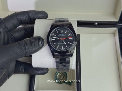 ROLEX MILGAUS BLACK AND BLACK SEMIAUTOMÁTICO