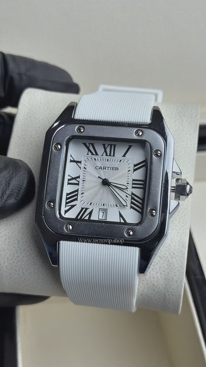 CARTIER SANTOS 100 WHITE