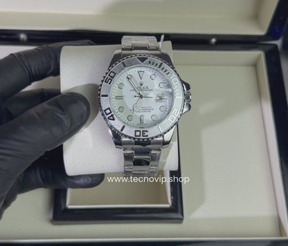 ROLEX YACH-MASTER SILVER AND WHITE SEMIAUTOMÁTICO